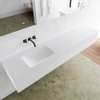 MONDIAZ LAGOM 200cm badmeubel solid surface talc 2 lades Wastafel cloud links zonder kraangat SW409059 MONDIAZ LAGOM 200cm badmeubel solid surface talc 2 lades Wastafel cloud links zonder kraangat SW409059