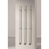 Instamat Jay Radiateur porte-serviettes électrique 172cm de haut 29Watt inox poli SW416890