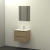 Qisani Allasio badmeubelset 60x45.5x52 met spiegel met softclose beach oak SW276941 Qisani Allasio badmeubelset 60x45.5x52 met spiegel met softclose beach oak SW276941