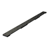 Brauer Douchegootrooster - 100cm - mat zwart SW242154