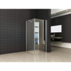Wiesbaden Salone Cabine - met 1 draaideur - 90x90x200cm - 8mm - nano helder glas - chroom SW10424