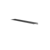 Hotbath &MORE Planchet - 60cm - inclusief bevestigings rails - PVD - geborsteld gunmetal (antraciet) SW1245934
