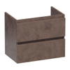 BRAUER Joy meuble sous-lavabo peu profond - 60x39x50cm - 2 tiroirs softclose - sans poignées - 1 découpe pour siphon - Erosion SW1201214