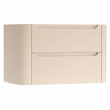 H&R Badmeubelen Juice Meuble sous vasque - 100x45x50cm - angles arrondis - 2 tiroirs - poignée intégrée - Merino SW1489789