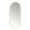 Hotbath &MORE Spiegel Oval - 60x120cm - direct en indirect LED - spiegelverwarming - dimbaar - met afstandsbediening - mat wit SW1245618