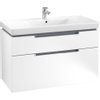 Villeroy & boch Subway 2.0 wastafelonderkast 98.7x59x44.9cm Wit mat 1025043 Villeroy & boch Subway 2.0 wastafelonderkast 98.7x59x44.9cm Wit mat 1025043