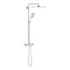 Grohe Rainshower SmartActive 310 mono douchesysteem met douchethermostaat m. rainshower hoofddouche + SmartActive handdouche Cube 130 chroom SW472373 Grohe Rainshower SmartActive 310 mono douchesysteem met douchethermostaat m. rainshower hoofddouche + SmartActive handdouche Cube 130 chroom SW472373