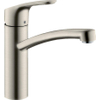 Hansgrohe Focus m41 Eengreeps keukenmengkraan - 160 - rvs look 0450902