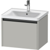 Duravit Ketho.2 Wastafelonderbouwkast - met 1 lade - 58.4x45.5x44cm - met greep antraciet - betongrijs mat SW772658