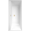 Villeroy & boch Collaro bad rechthoek 170x75cm m/badwaste champagne wit SW354264 Villeroy & boch Collaro bad rechthoek 170x75cm m/badwaste champagne wit SW354264
