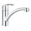 Grohe Eurosmart Robinet de cuisine 1 trou avec bec bas tournant chrome 0442280 Grohe Eurosmart Robinet de cuisine 1 trou avec bec bas tournant chrome 0442280