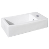 Differnz Hura Lave-mains - 40x22x11.5cm - céramique - blanc SW1236896 Differnz Hura Lave-mains - 40x22x11.5cm - céramique - blanc SW1236896