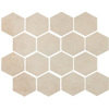 Ceralto Fiorno Mosaic Carreau mosaïque - 25x30cm - 9.5mm - rectifié - Crème SW1130154