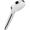 Hansgrohe Crometta Vario - handdouche - ecosmart - met 2 straalsoorten - diameter 10cm - met krachtige regenstraal en intens - wit chroom SW73220