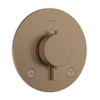 Hansgrohe Ecostat Comfort S mitigeur thermostatique encastrable - 2 fonctions - bronze brossé (bronze) SW1245321