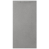 Zenon Essenza West Douchebak - 100x100cm - antislip - antibacterieel - mineraalmarmer - vierkant - Ego pearl (grijs) SW1182553