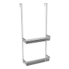 Allibert Coperblink Doucherek - 33.4x70.2cm - hangend - geborsteld chroom SW734197