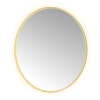 Hotbath &MORE Spiegel Round - diameter 120cm - direct en indirect LED - spiegelverwarming - dimbaar - met afstandsbediening - PVD - geborsteld messing goud SW1245853