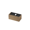 INK Wastafelonderkast - 90x45x40cm - 1 lade - greeploos - met houten keerlijst - MDF - Ash grey SW493645