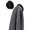 Tiger Tess Handdoekhaak - rond - 2 stuks - zelfklevend - zwart SW877673