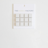 SAMPLE The Mosaic Factory London mosaïque 2,3x2,3x0,6cm carrelage mural pour intérieur et extérieur carré porcelaine non émaillée Superblanc SW862105