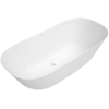 Villeroy & Boch Theano baignoire duo îlot - 175x80cm - Acrylique quaryl - ovale - Blanc Alpin SW727159