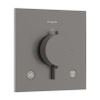 Hansgrohe Ecostat Comfort E Inbouw - thermostaat - 2 functies - zwart chroom SW1319881