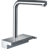 Hansgrohe Aquno Select M81 Mitigeur de cuisine 1 trou 250 2 jets avec douchette extractible poing chrome SW541823