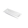 Ink faktor lavabo 120x1.5x45cm 2 trous pour robinet 1 évier polystone blanc mat SW207276