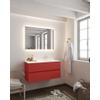 Mondiaz VICA ensemble de meuble de salle de bain - 100cm - meuble sous-vasque fire - 2 tiroirs - lavabo cloud droite - 1 trou de robinet - version XL 60cm haut SW1090778