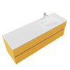 MONDIAZ VICA 150cm badmeubel ocher 4 lades wastafel cloud rechts met 1 kraangat SW411152 MONDIAZ VICA 150cm badmeubel ocher 4 lades wastafel cloud rechts met 1 kraangat SW411152