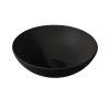 By Goof Waskom - opbouw - 38.5x13.8x38.5cm - Solid surface - Rond - Mat Zwart SW1177021