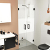 Sealskin get wet I AM Pendeldeur (linkerdeel) voor een nis van 100cm 50x200cm 8mm semi satin veiligheidsglas met antikalkbehandeling Zwart mat SW377754 Sealskin get wet I AM Pendeldeur (linkerdeel) voor een nis van 100cm 50x200cm 8mm semi satin veiligheidsglas met antikalkbehandeling Zwart mat SW377754