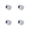 Fortifura Calvi zijdouche - 5cm - rond - 4 stuks - hoogglans chroom SW1381711