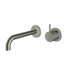 Hotbath Cobber X Afbouwdeel - voor wastafelmengkraan - 18cm uitloop - geborsteld nikkel (RVS) SW1117954