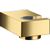 Hansgrohe Porter E wandhouder metaal, m. vaste bevestigingspositie polished gold SW358904