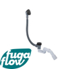 FugaFlow Efficiente Sobrado Combinaison vidage baignorie avec bonde clic-clac noir mat SW1125307