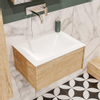 MONDIAZ LUSH 60cm badmeubel washed oak 1 lade wastafel cloud midden zonder kraangat SW409362 MONDIAZ LUSH 60cm badmeubel washed oak 1 lade wastafel cloud midden zonder kraangat SW409362