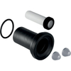 Geberit garniture de raccordement PE - 18.5cm - 90mm - 10.2cm - évacuation - alimentation 0712620