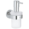 GROHE Essentials Distributeur de savon - 160ml - avec support - montage mural - chrome 0438148