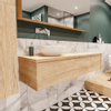 MONDIAZ LUSH 150cm badmeubel washed oak 1 lades wastafel BARCO links zonder kraangat SW409602 MONDIAZ LUSH 150cm badmeubel washed oak 1 lades wastafel BARCO links zonder kraangat SW409602