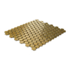 The Mosaic Factory Barcelona mozaïektegel - 26x30cm - 6mm - hexagon - glans gold (goud) SW1604133