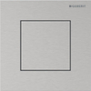 Geberit Type 40 urinioir bedieningsplaat - pneumatisch - vierkant - rvs geborsteld/easy-to-clean - rvs geborsteld SW1237053