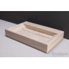 Forzalaqua Bellezza wastafel 60x40x9cm RECHTHOEK 1 wasbak Travertin gezoet beige SW67866 Forzalaqua Bellezza wastafel 60x40x9cm RECHTHOEK 1 wasbak Travertin gezoet beige SW67866