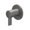 IVY Pact Partie apparente - pour robinet de douche encastré - 2 voies - arrêt-inverseur - metal black brossé PVD SW1030959
