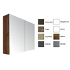 Sanicare Qlassics spiegelkast spiegelkast 80x60x15cm met verlichting Boven- & onderzijde LED belluno-eiken SW536868 Sanicare Qlassics spiegelkast spiegelkast 80x60x15cm met verlichting Boven- & onderzijde LED belluno-eiken SW536868