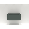 H&R badmeubelen Juice Wastafelonderkast - 100x45x40cm - afgeronde hoeken - 1 lade - geïntegreerde greep - petrol mat SW867497