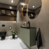 MONDIAZ TURE Kit lave-mains - 80x23x50cm - 1 trou de robinet - 2 portes - armée mate - Lavabo central - Solid Surface Noir SW475330 MONDIAZ TURE Kit lave-mains - 80x23x50cm - 1 trou de robinet - 2 portes - armée mate - Lavabo central - Solid Surface Noir SW475330