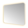 Hotbath &MORE Spiegel - 100x80cm - direct en indirect LED - color changing - spiegelverwarming - met afstandsbediening - geborsteld RVS 316 SW1246074
