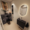 MONDIAZ TURE-DLUX Meuble toilette - 60cm - Urban - EDEN - vasque Lava - position centrale - sans trou de robinet SW1103629